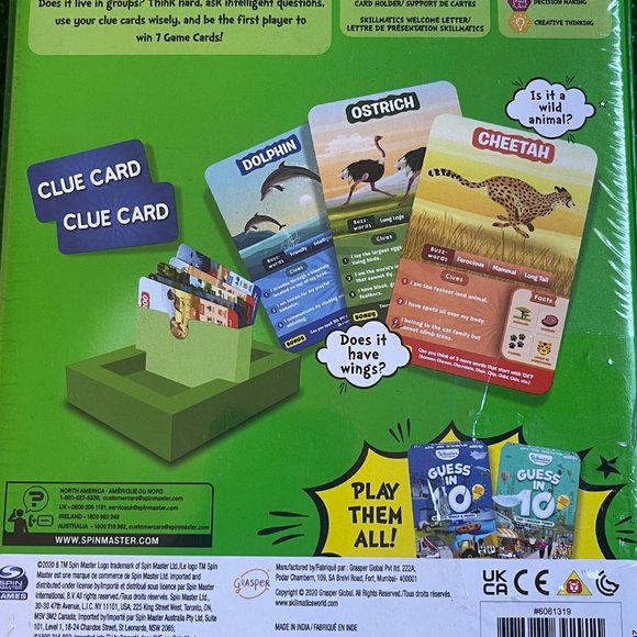 World of Animals Guess in 10 Skillmatics Educational Family Board Game NEW - Picture 7 of 8